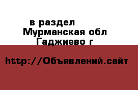  в раздел :  »  . Мурманская обл.,Гаджиево г.